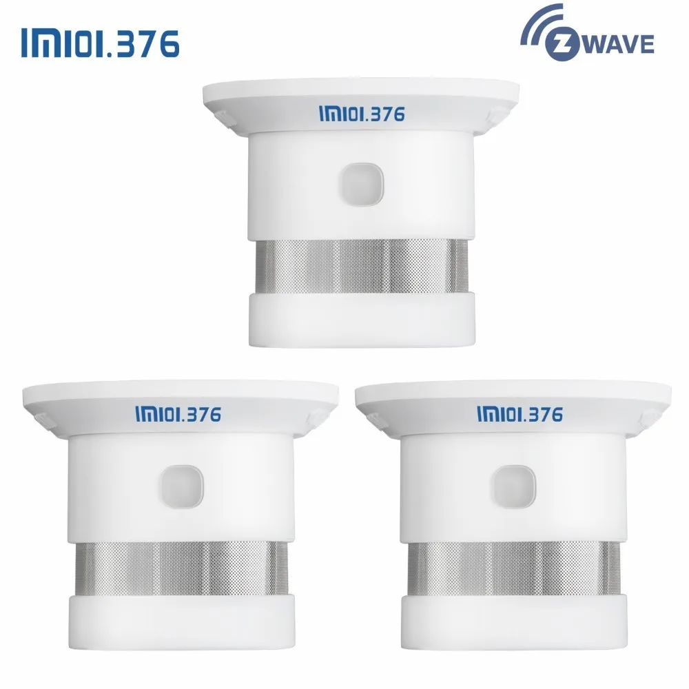 LM101.376 3 шт. беспроводной Zwave детектор дыма Z wave 868 42 МГц умный дом пожарный работает