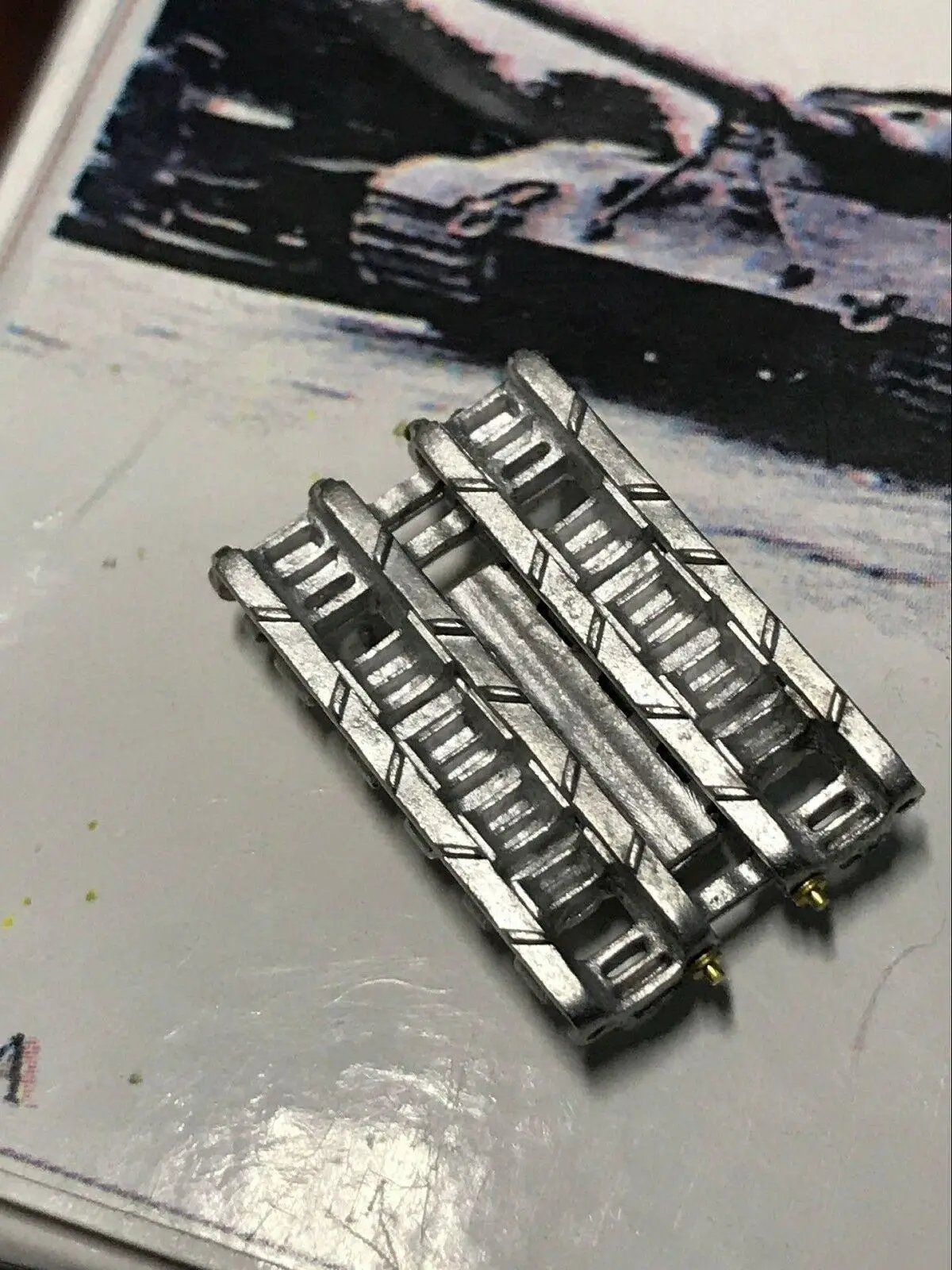 R-модель 1/35 35016A металлический трек и штырь немецкий KingTiger второго типа | Игрушки
