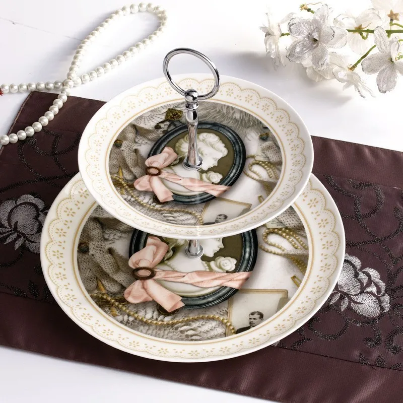 3 Tier Heart shape Cake Fruit Metal Plate Stand Fitting Hareware Handle Kitchen Accessories | Дом и сад
