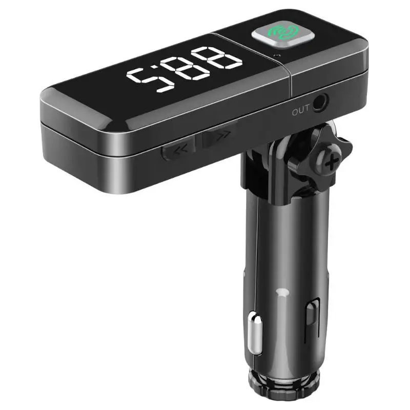 VODOOL складной беспроводной Bluetooth автомобильный комплект ЖК дисплей Hands free fm