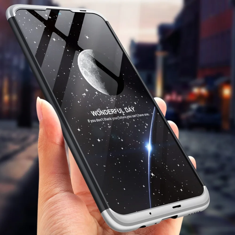 Чехол для huawei Y7 Pro 2019 360 градусов Полная защита жесткий пластиковый чехол s DUB-LX1
