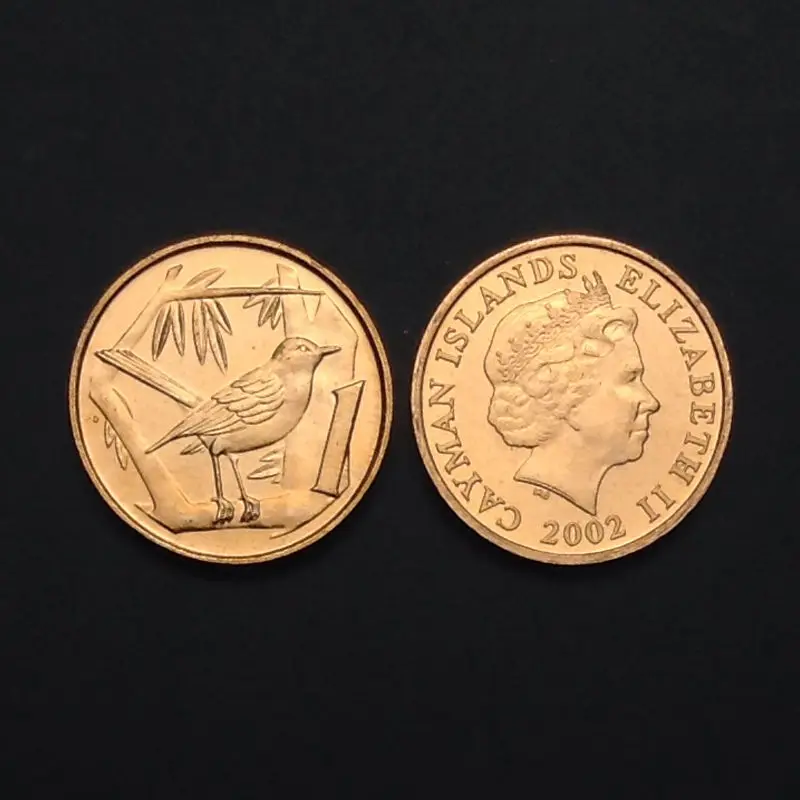 Каймановские островки 1 Cent 2002 KM #131 одна монета UNC нециркулированная Америка