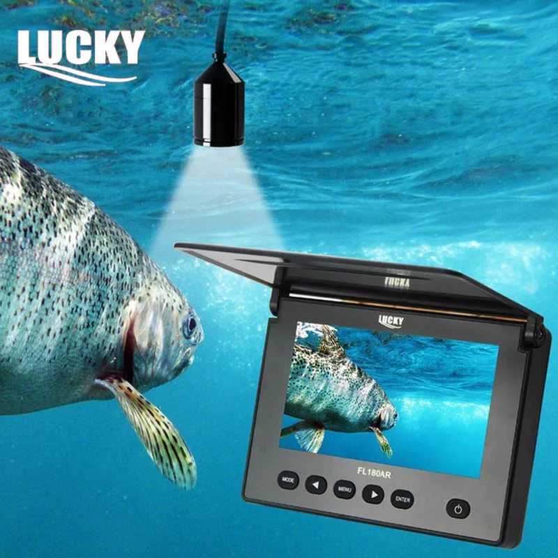 

Портативная подводная камера Lucky, система контроля рыбалки, CMD Датчик, TFT RGB водонепроницаемый монитор, кабель 20 м, рыбопоисковый эхолот, нет