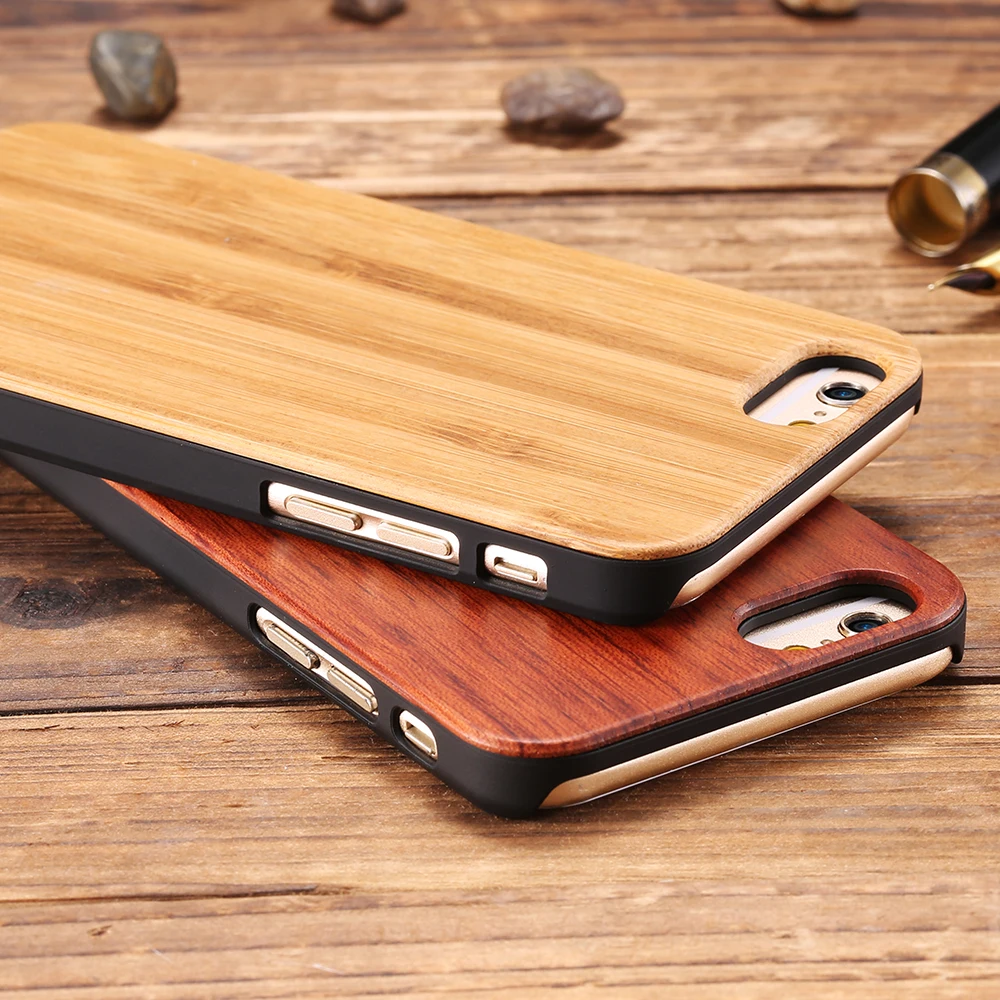 Оригинальный Деревянный чехол KISSCASE для iPhone 8 7 6 S X XS Max XR 5S оригинальный бамбуковый