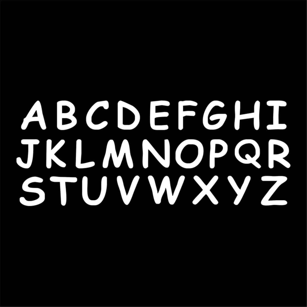 Алфавит с надписью A To Z забавные наклейки на автомобиль настенная фотография