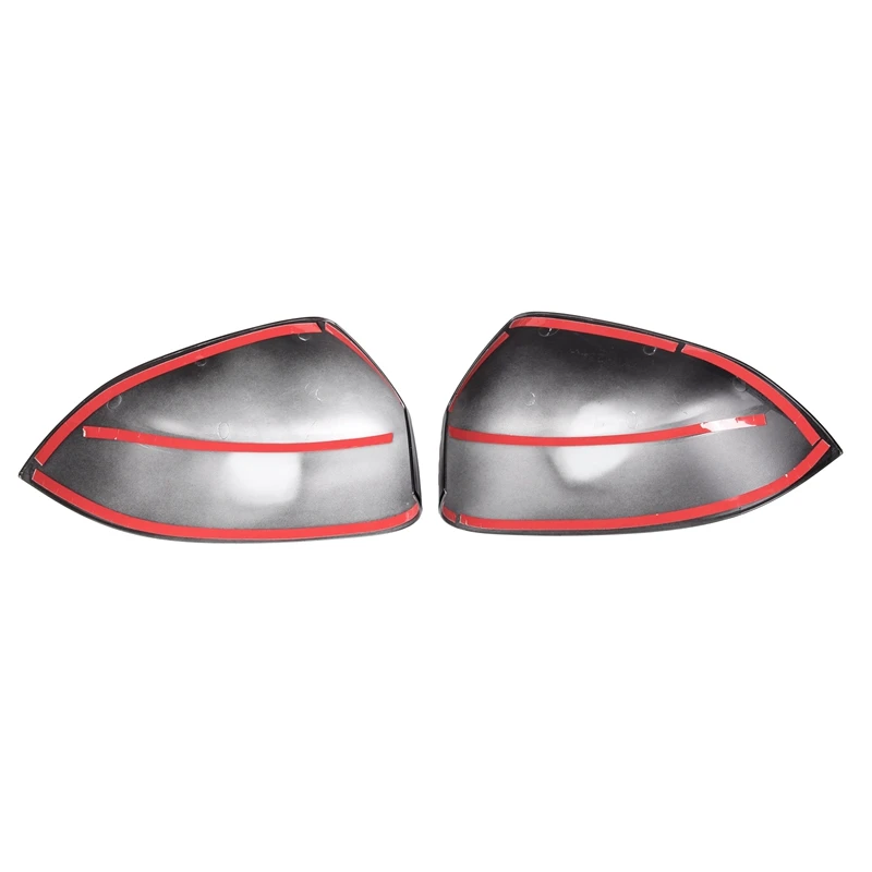 2 шт. глянцевое черное внешнее боковое зеркало заднего вида крышка Накладка для Bmw