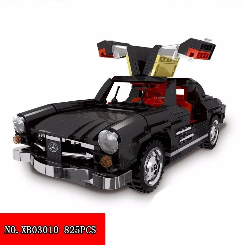 825 шт Новый XB03010 Photipong спортивный автомобиль винтажный пластиковый блок Модель
