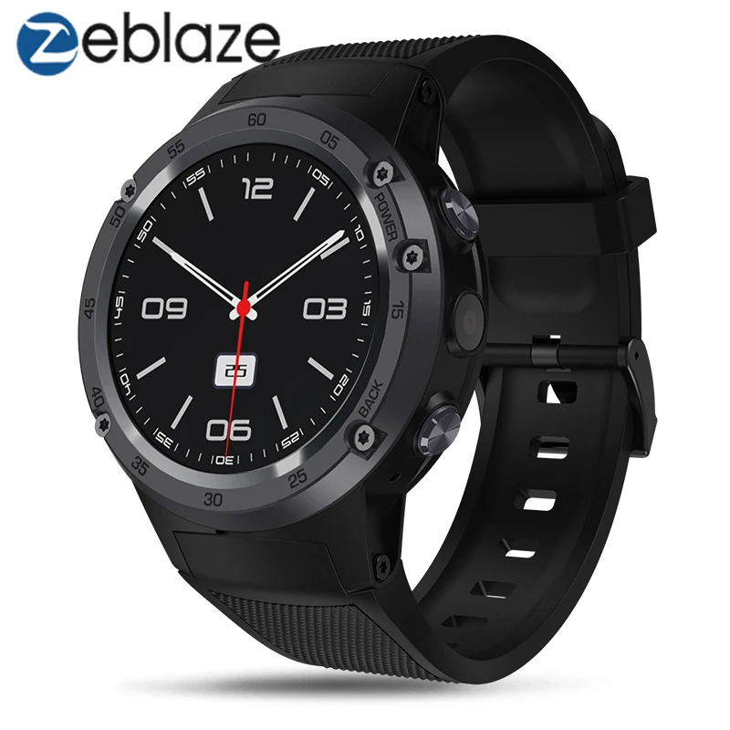 Zeblaze Thor 4 4G LTE gps WiFi Android смарт телефон часы 1 Гб + 16 5Мп камера фитнес трекер Смарт