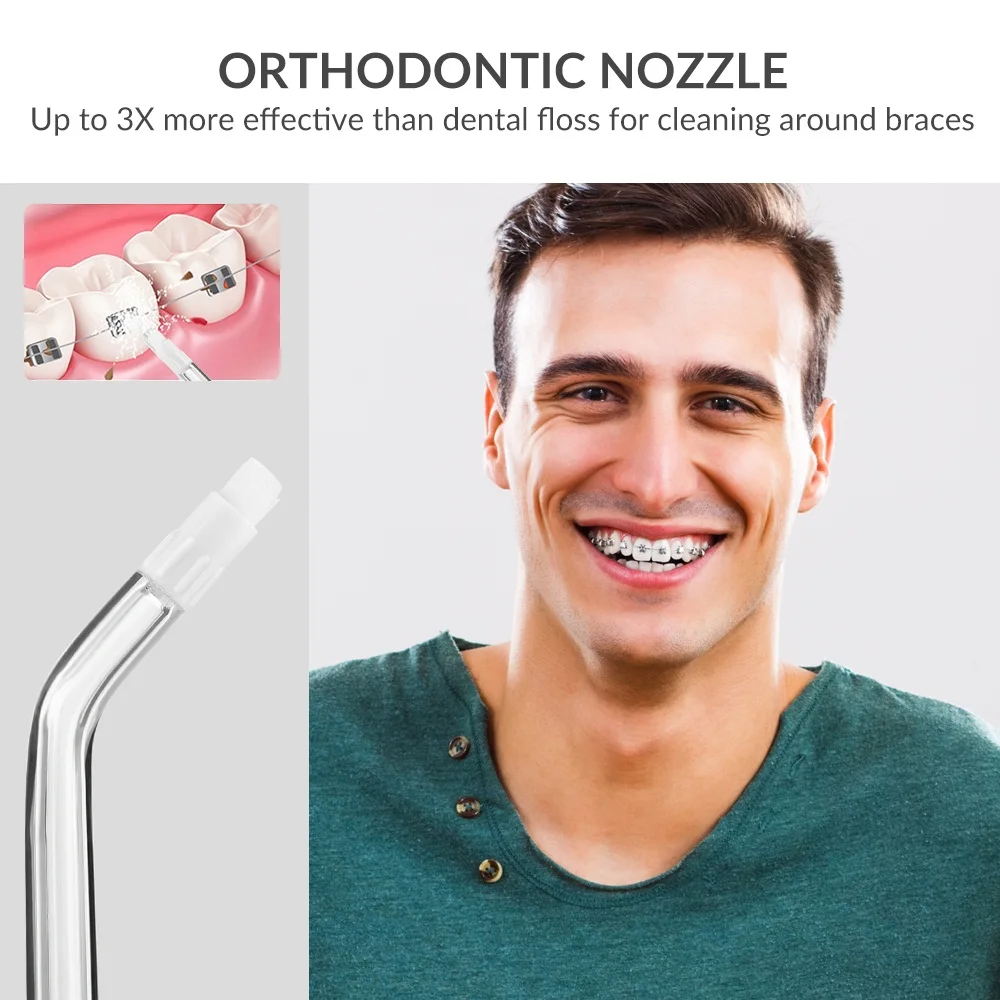 COZZINE Flossing Tips 7 насадок для ирригатора полости рта Flosser FC288 FC169|Ирригаторы рта| |