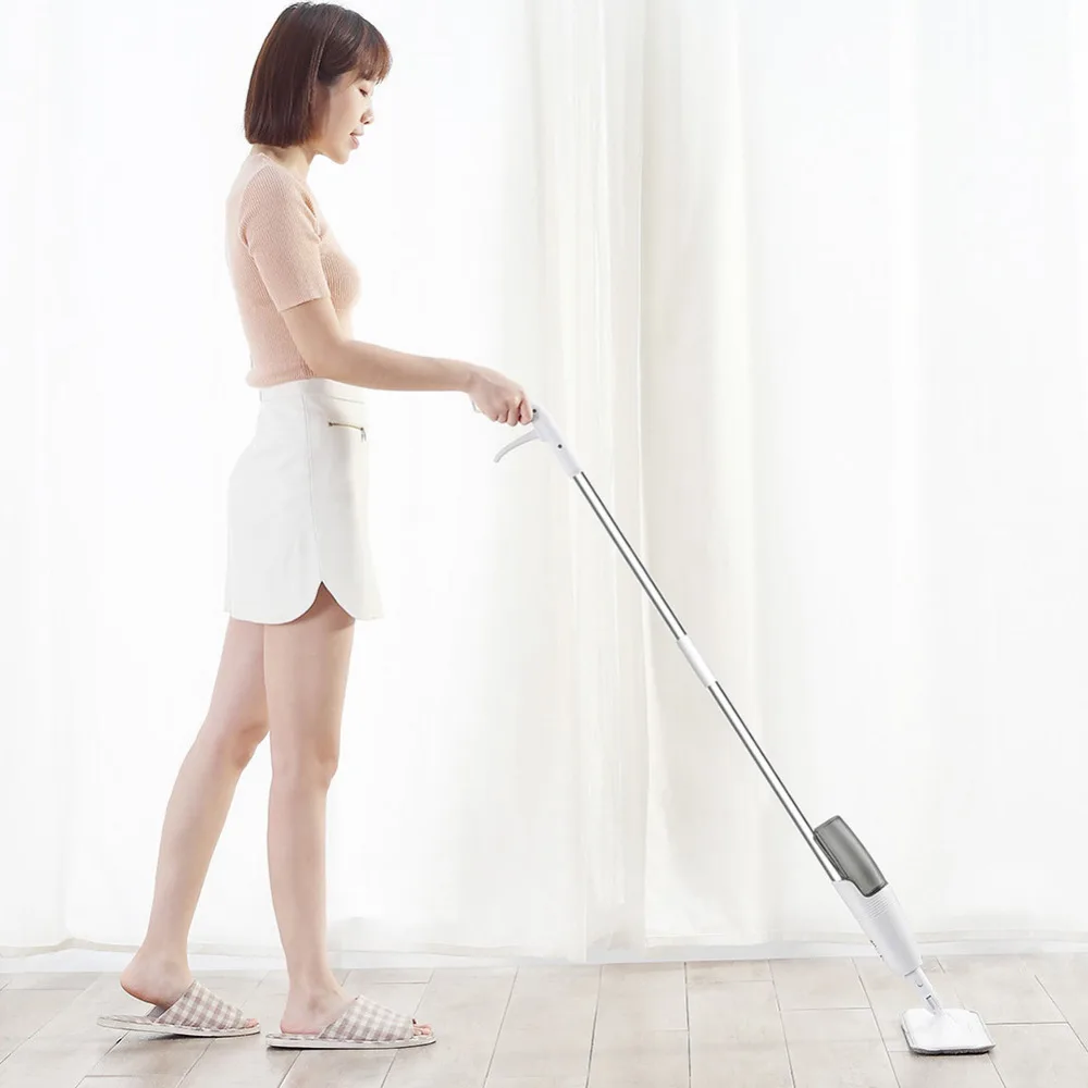 Швабра Xiaomi Mijia Deerma Spray Mop переносная швабра с распылителем воды вращение на 360