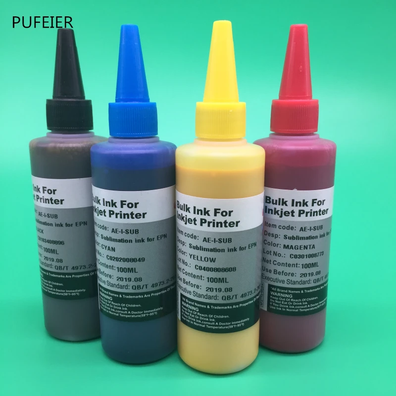 4 шт. T1291 T1294 сублимационные чернила для Epson рабочей силы WF 7015 7515 7525 3010DW 3520DWF 3530DTWF