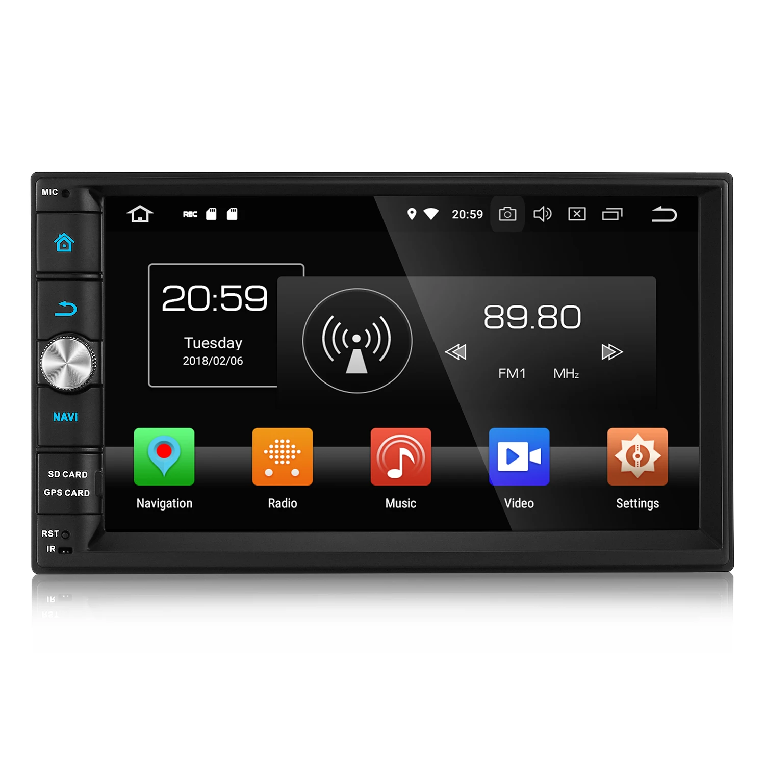 ZEEPIN автомобильный Головной блок GPS навигация Wifi Bluetooth USB FM радио аудио камера DVD