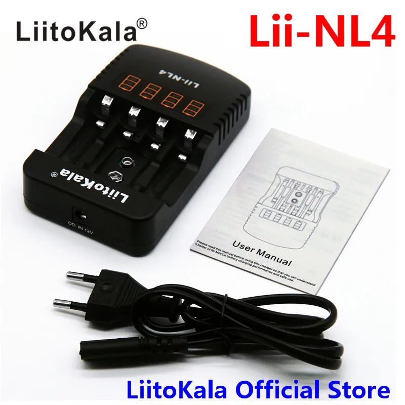 Горячие предложения Liitokala Lii-Nl4 зарядное устройство для аккумуляторов Aa Aaa Ni-MH Ni-Cd 9V