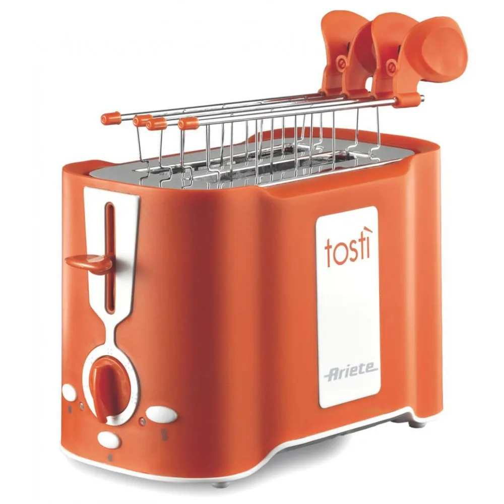 Toasters Ariete 8003705112179 Household Automatic Bread Toaster Baking Breakfast Machine Stainless steel 4 Slices Maker|Тостеры| |