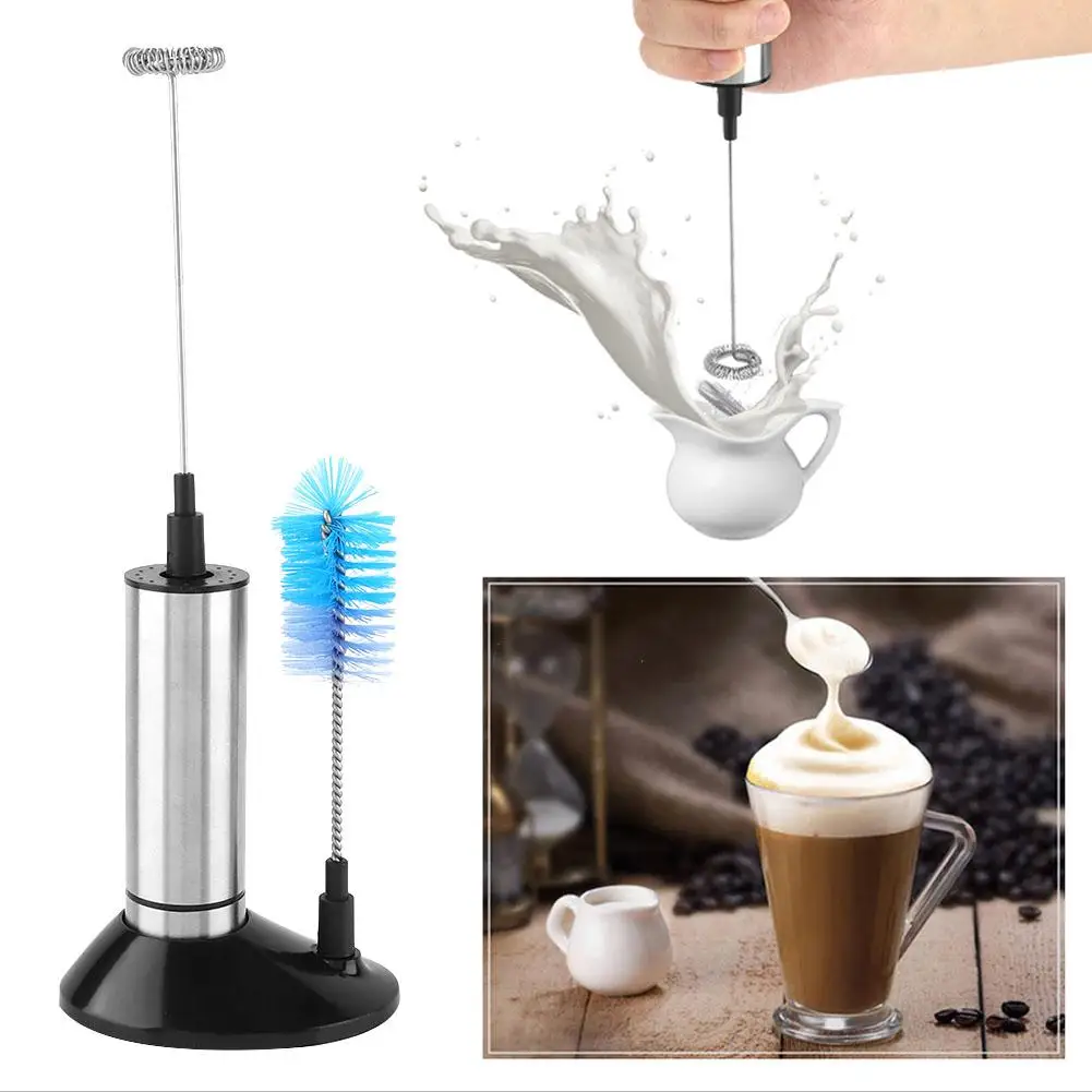 Одноместный тройной пружинный венчик ручной Электрический молочный