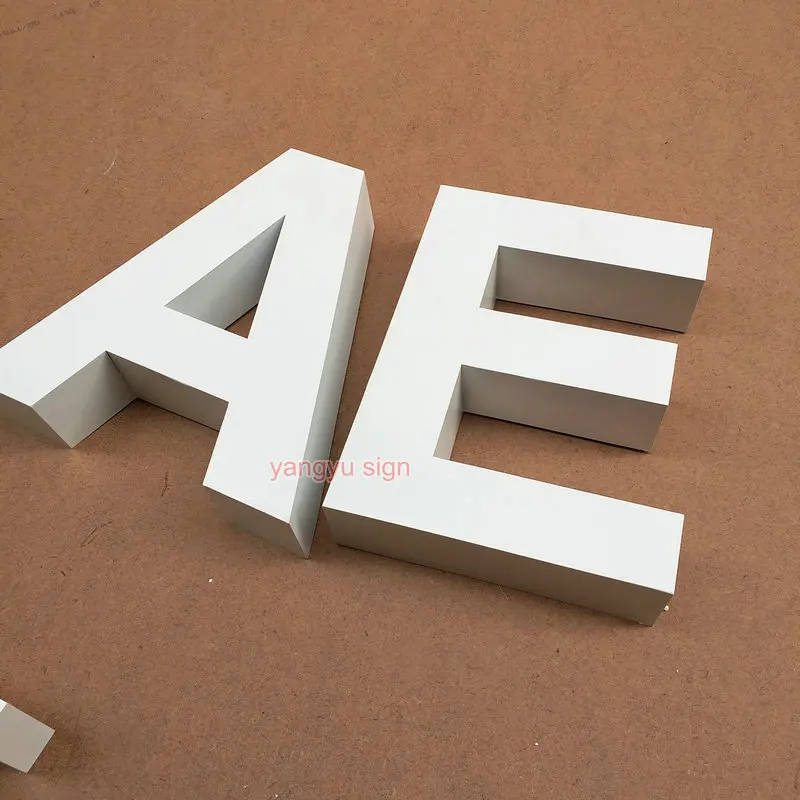 3D буквы из нержавеющей стали металлический логотип для украшения дома|Таблички и знаки| |