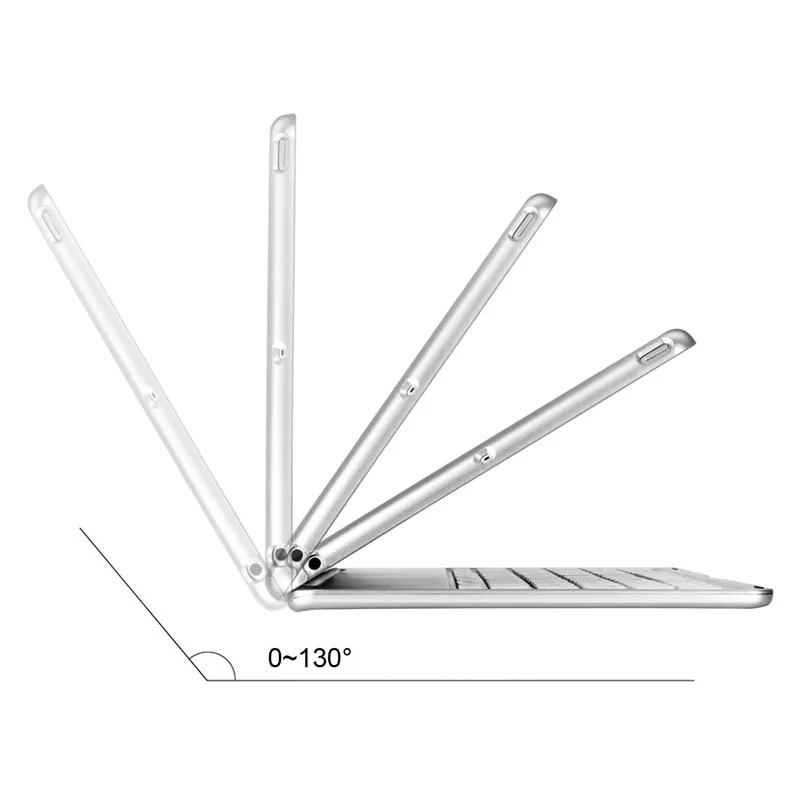 Для iPad клавиатура чехол для нового 2018 площадку 2017 Pad Pro 9 7 Air 1 и 2 Bluetooth съемный