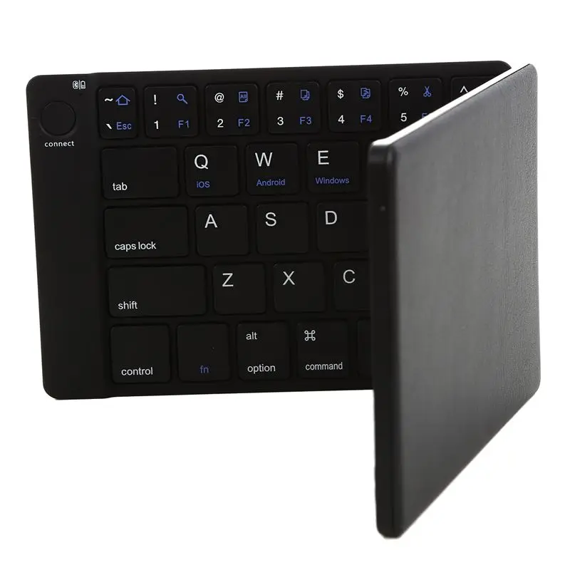 Складная Bluetooth клавиатура ультратонкий перезаряжаемый складной беспроводная