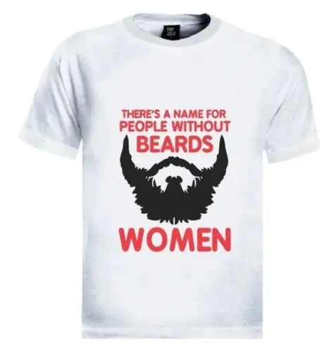 Есть название для людей без бороды футболка FEAR THE Beards pittston 100% хлопковая хип хоп