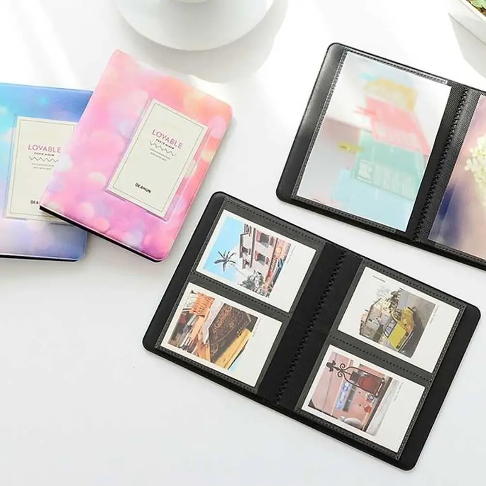 3 дюймов Polaroid Камера фотоальбом Красочные звездное небо серии искусственная кожа