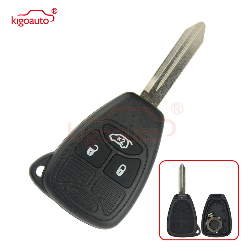 Kigoauto 04589199AC пульт дистанционного ключа чехол оболочка 3 кнопки для Chrysler Dodge Jeep 2006