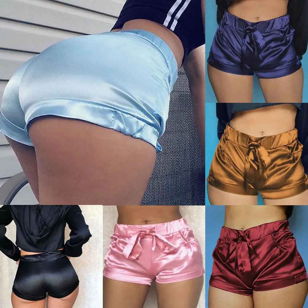 

Hot Fashion Women Pocket Loose Hot Shorts Lady Summer Beach Shorts
