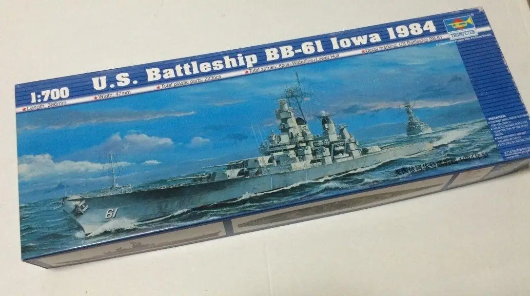 Trumpeter 1/700 05701 США линкор Iowa|Наборы для сборки моделей| |
