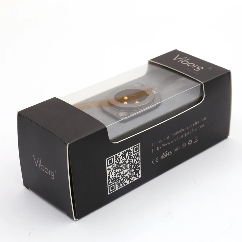 Viborg CM201 (G) CF201 1 шт. 3 PIN гнездо XLR разъем для микрофона Jack AMP Mic серебряное дно толстое