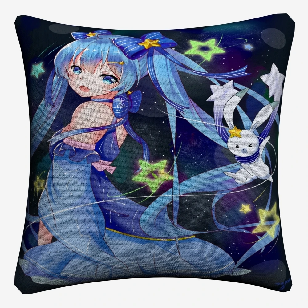 Konosuba Kawaii аниме девочка декоративная подушка чехол для дивана 45x45 см льняная