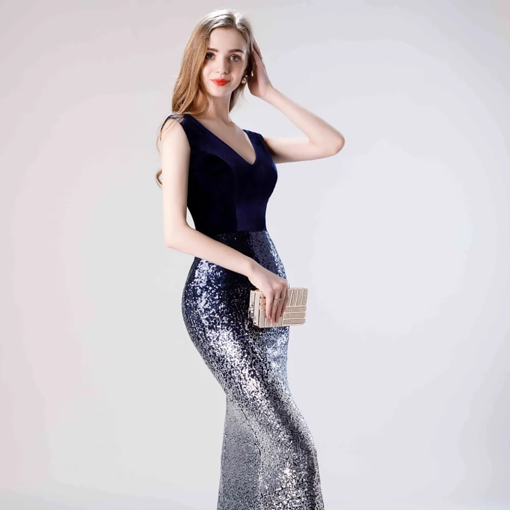 Vivian's свадебное модное градиентное платье для выпускного вечера сексуальное