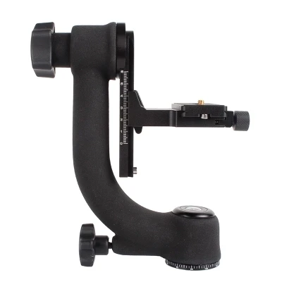 

Bk-45 Panoramic 360 Degree Vertical Pro Gimbal Tripod Head 1/4 inch Screw For Dslr Camera Telephoto Lens Quick Release Plate