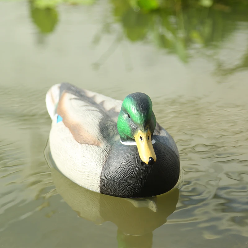 Floating Plastic Mallard Duck Decoy Hunting Texas Style Deadly Fishing Hunting Decoy Drake Garden Home Decoration Lawn Ornaments hunt duck lovely simulation animal hunting decoy plastic duck garden ornaments sports entertainment