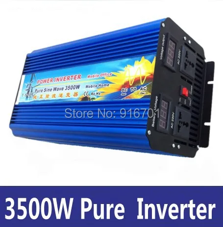 

High power 3500W 12V to 110V 120V 127V 60HZ Pure sine wave inverter