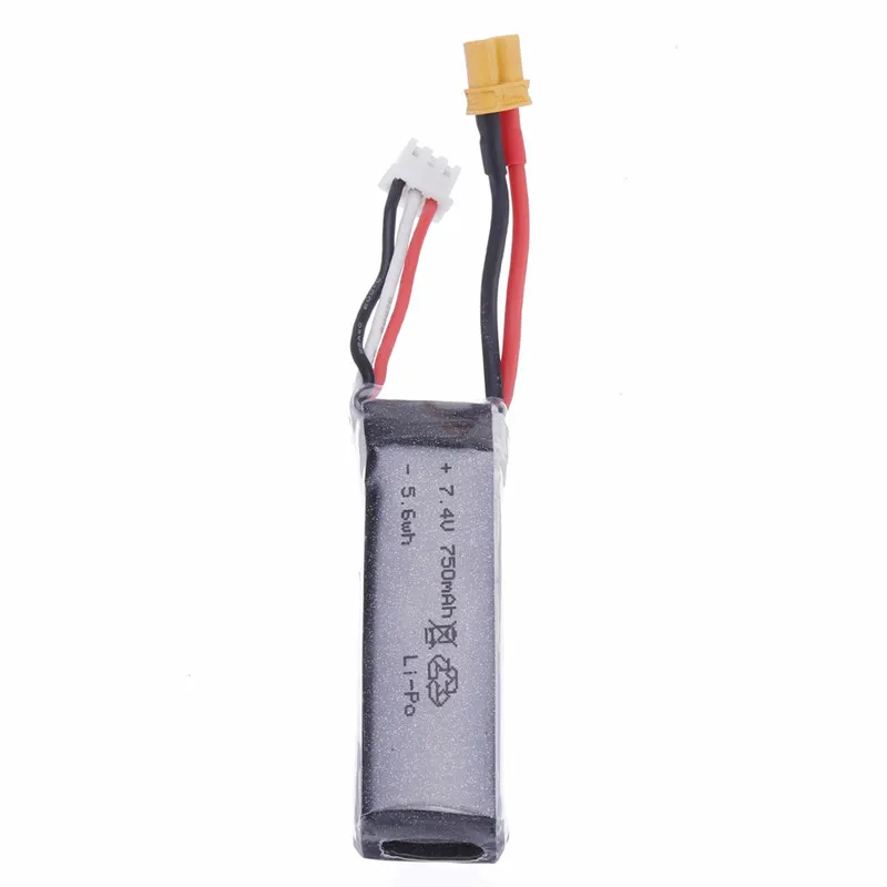 2 шт. 7 4 в 750 мАч 35C 2S Lipo батарея XT30U вилка для XK K130 вертолет RC Дрон Квадрокоптер