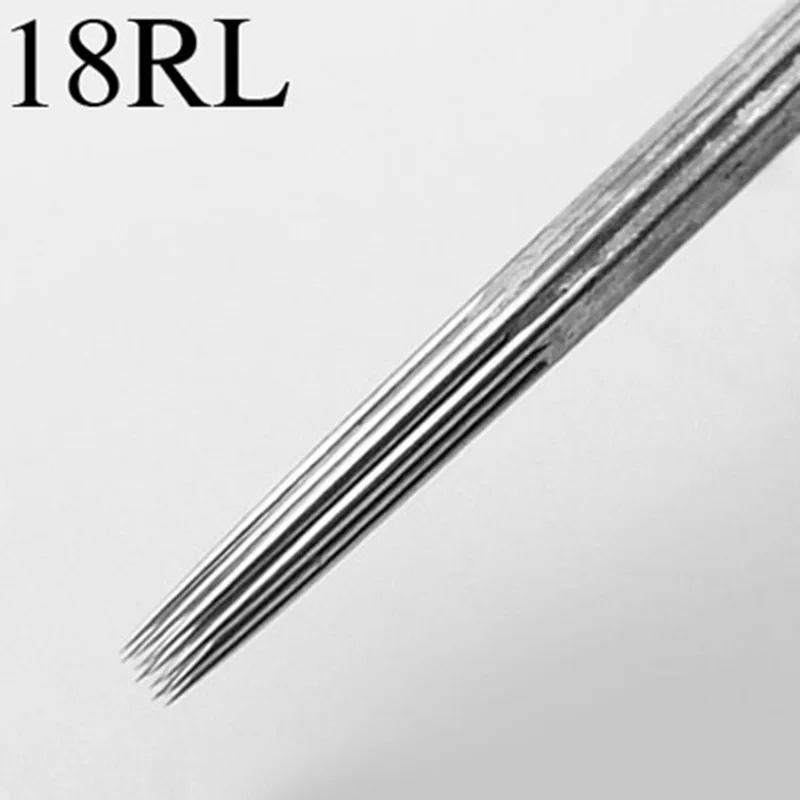 50 шт 1 18rl иглы татуировки Подкладка инструмент для нанесения теней Набор