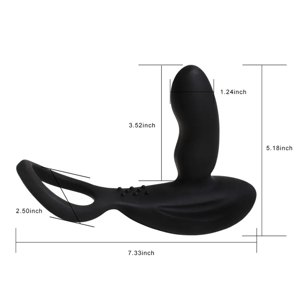 Фото Prostate Massager Male Anal Plug Butt Prostata Vibrator Wireless Remote Control G-spot Dildo Sex toys for Man Красота и здоровье Prostate Massager Male Anal Plug Butt Prostata Vibrator Wireless Remote Control G-spot Dildo Sex toys for Man Красота и здоровье