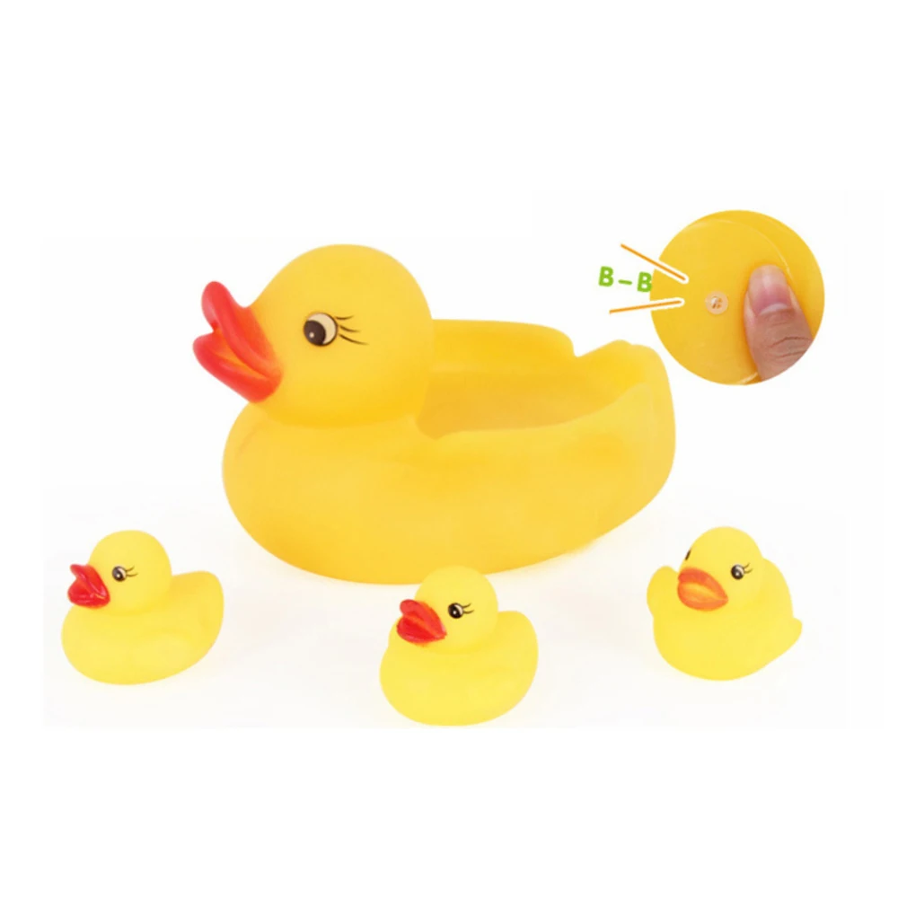 Hot Sale 4 Parts And Rubber - Llow Family Bathroom Bath Floating Duck Toy | Игрушки и хобби