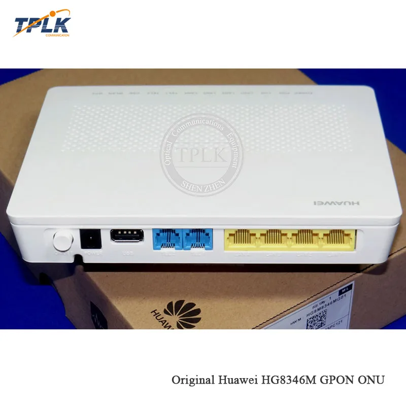 5 шт./лот HG8346M маршрутизатор GPON ONU ONT для оптоволокна FTTH с 1GE + 3 портами 1TEL порт s