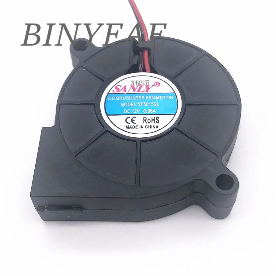 Промышленный вентилятор SANLY SF5015SL SF5015SM 12 В 0 06a 08a 24 5 см 5015 50x50x15 мм 2 контакта - купить