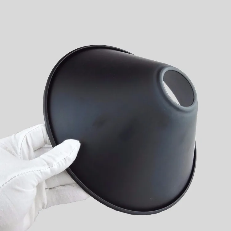 Железный черный абажур D220mm * H85mm E27 Абажур DIY свет Эдисона лампы | Лампы и освещение