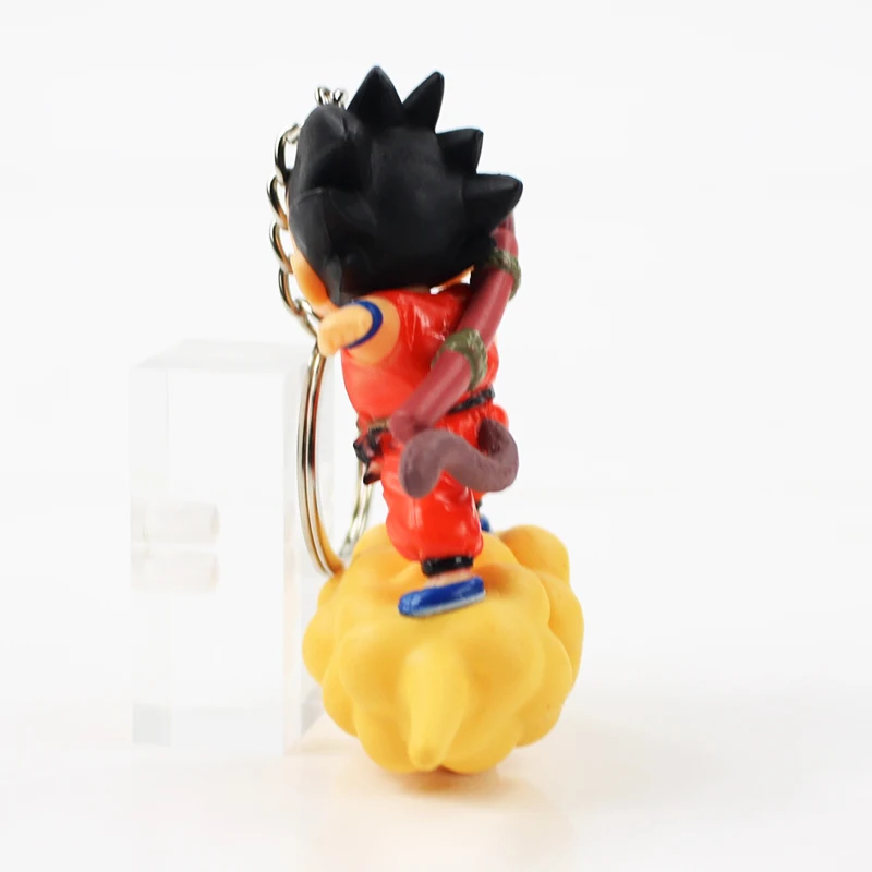 7 см Dragon Ball Z Super Saiyan Son Goku Capriola Cloud Key Bin Baby цепочка для ключей из ПВХ Игрушечная