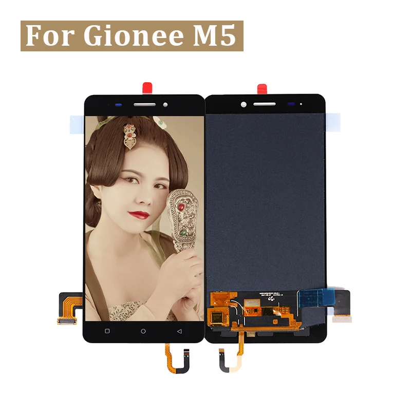 Для Gionee Marathon M5 ЖК-дисплей сенсорный экран дигитайзер сборка для дисплей