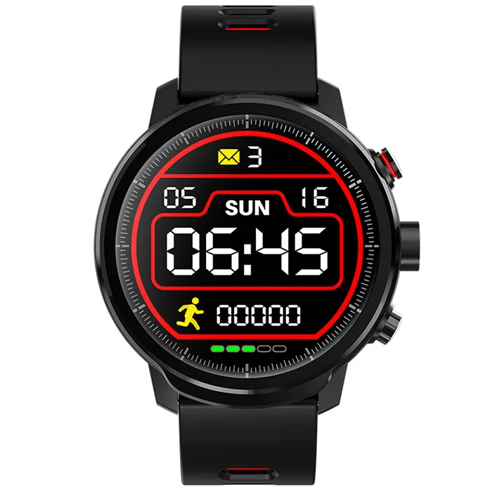 LE6 Smart Watch IP68 Waterproof 1.3 Inch heart rate track Full-Fit Full-Circle Screen Sports for men | Электроника