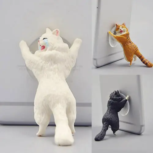 Забавный держатель для смартфона с изображением милого кота и животного | Дом сад