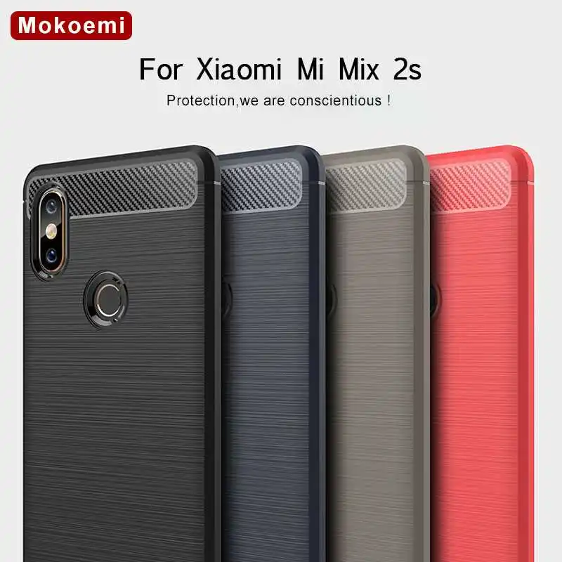 Mokoemi модный Ударопрочный Мягкий силиконовый чехол 5 99 дюйма для Xiaomi Mi Mix 2s сотового
