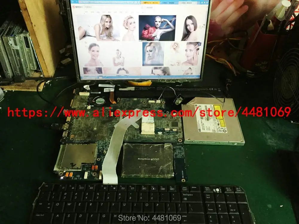 506122-001 смартфон для ноутбука HP Pavilion LA-4092P Женская материнская плата 100% дюймов