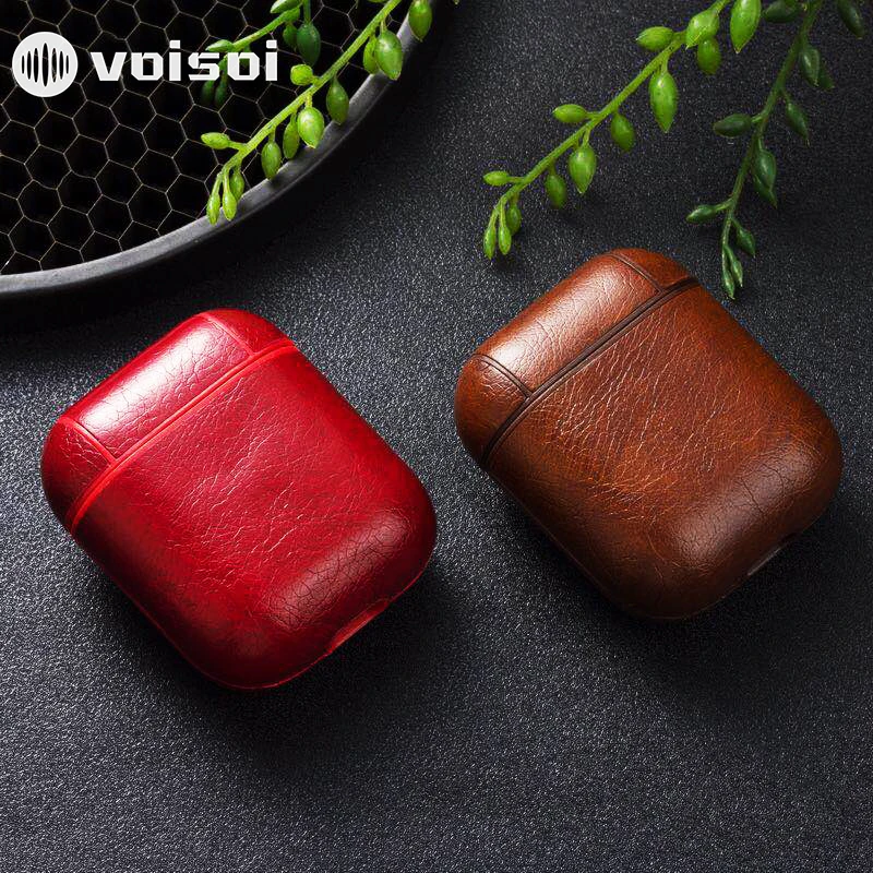 Фото For AirPods Genuine Leather Shock Proof Protective Case Sleeve Skin Cover With Metal Buckle Wireless Headphone Charging Box Электроника For AirPods Genuine Leather Shock Proof Protective Case Sleeve Skin Cover With Metal Buckle Wireless Headphone Charging Box Электроника