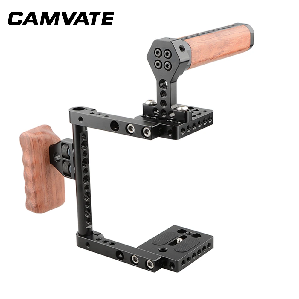 Камера CAMVATE Rig для Canon 60D 70D 7D MarkII 5D MarkIII/760D/D7000 D7100 D7200/GH5/GH4 GH3 GH2/A99 A58 a7 A7II|Аксессуары