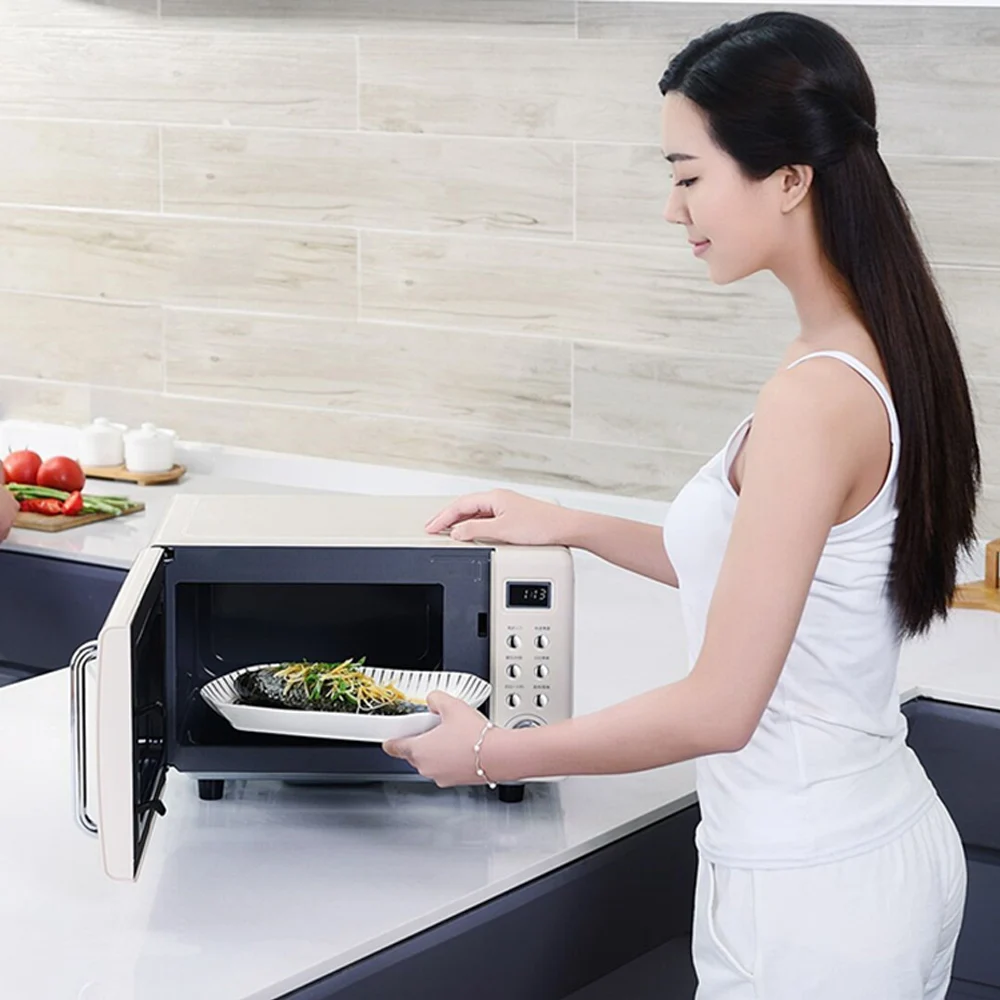 Xiaomi Ocooker Ретро плоская микроволновая печь 18 литров ёмкость стерео форма Скорость