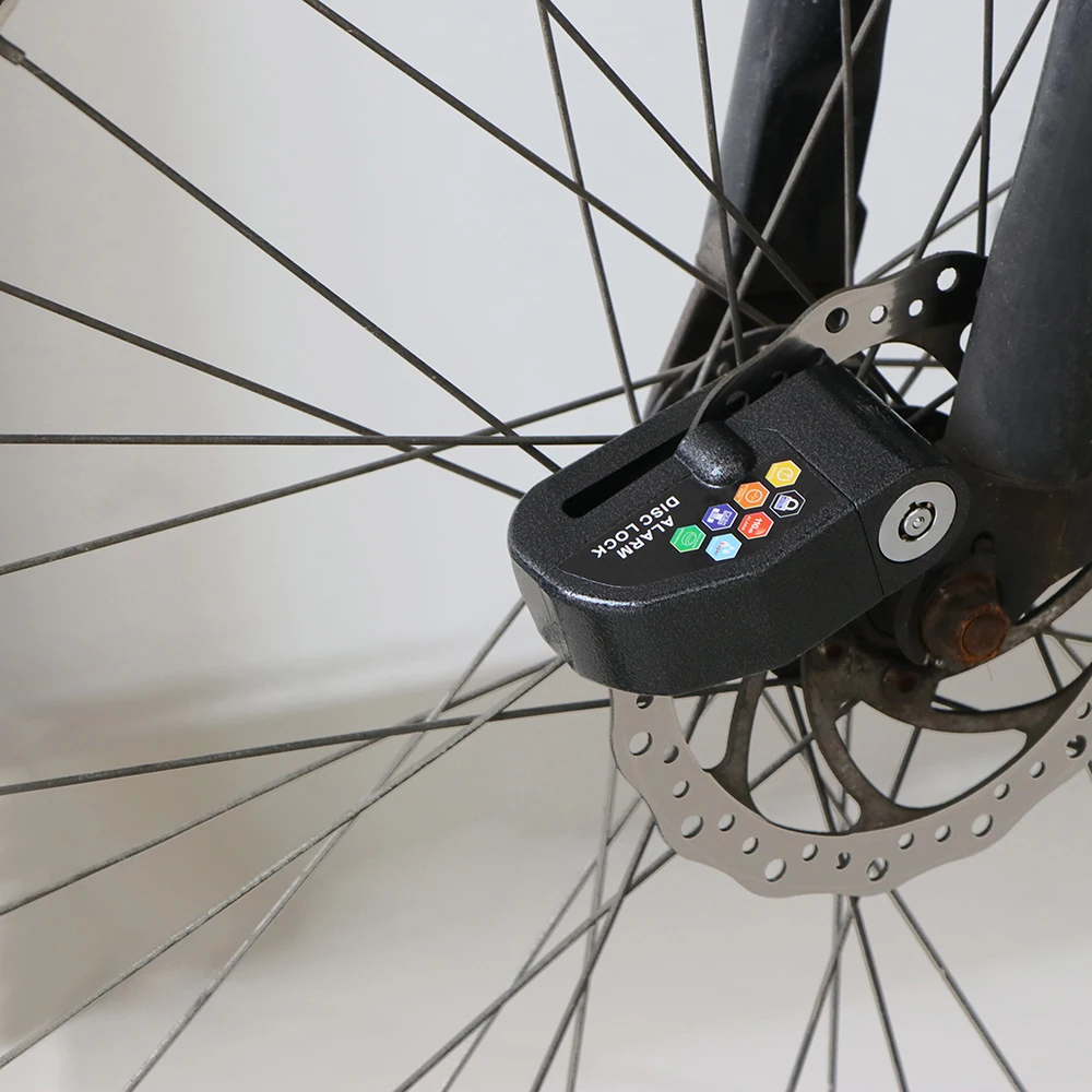 Мотоциклетная сигнализация с замком для мотоцикла Противоугонная велосипедный